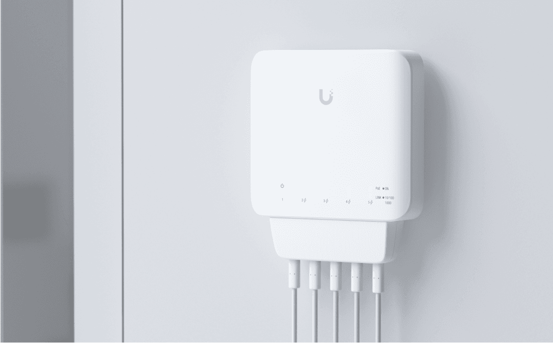 Usw Support Ubiquiti UniFi Switch Flex 5-Port Layer 2 Gigabit with PoE Support (USW ...